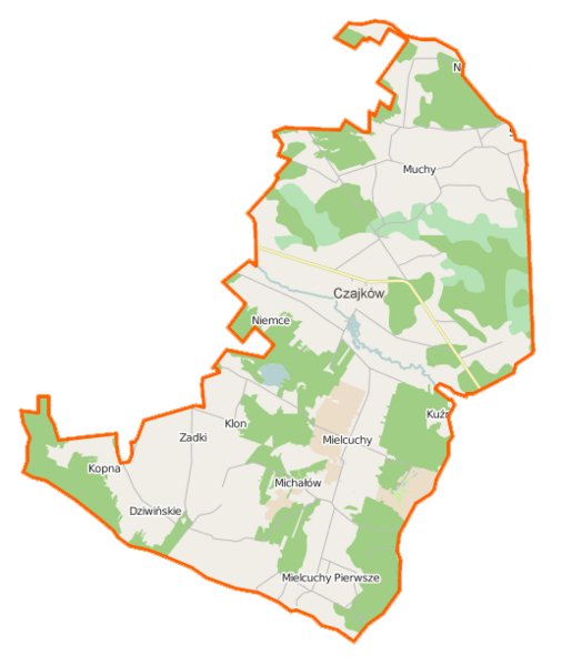 ملف:Czajków (gmina) location map.png