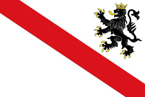 ملف:Flag of Courcelles.svg
