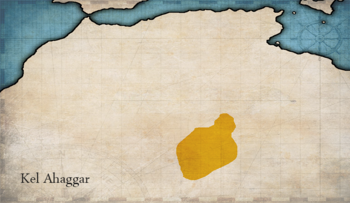 خريطة اتحاد الطوارق، كل أهقار