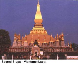 Sacred Stupa - Vientane (Laos)