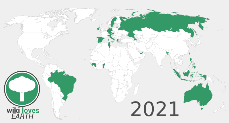 ملف:WLE2021 Participating countries.svg
