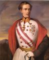 The young Emperor Franz Joseph