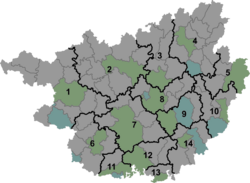 Longsheng is located in Guangxi
