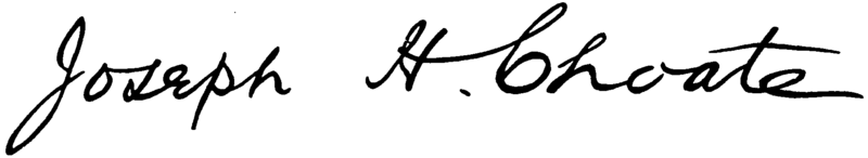 ملف:Joseph H. Choate signature.png