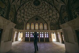 A room inside the Tabātabāei House.