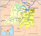 Lake Dongting and the Yuan, Zi, Li, and Xiang Rivers in Hunan