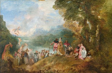 Antoine Watteau, Pilgrimage on the Isle of Cythera (1717)