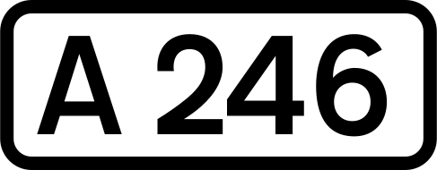 ملف:UK road A246.svg