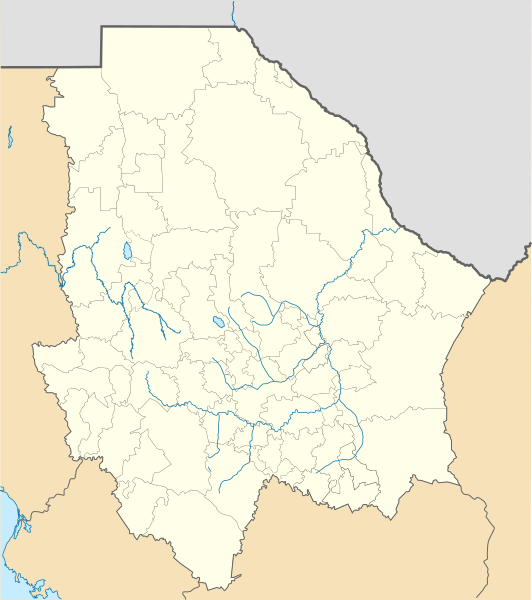 ملف:Mexico Chihuahua location map.svg