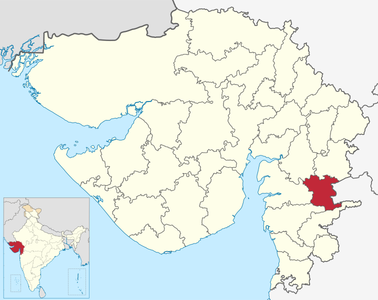 ملف:Narmada in Gujarat (India).svg
