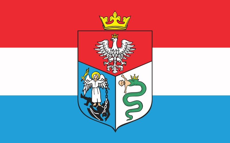 ملف:POL Sanok flag.svg