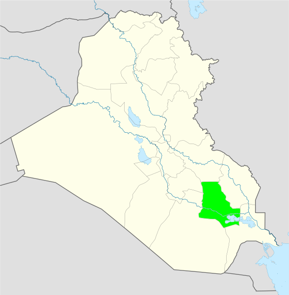 ملف:Iraq Dhi Qar Governorate.svg