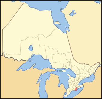 ملف:Map of Ontario NORFOLK.svg