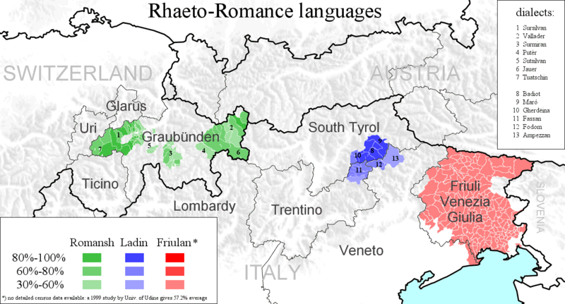 ملف:Rhaeto-Romance languages.png