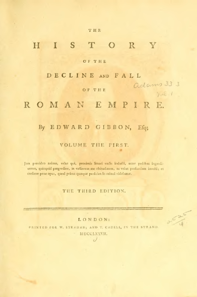 ملف:Decline and Fall of the Roman Empire vol 1 (1777).djvu