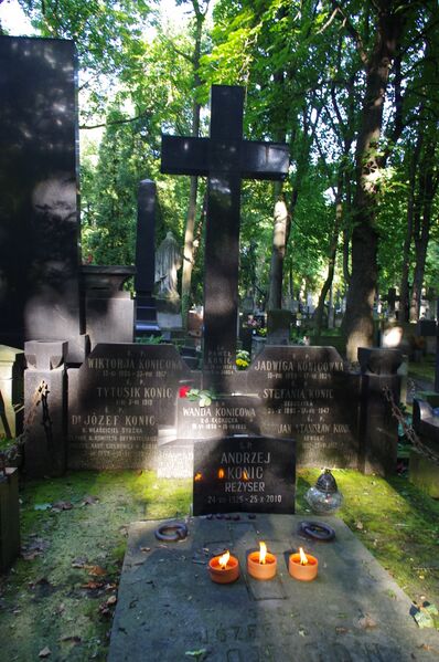 ملف:Andrzej Konic (grób).JPG