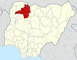 موقع ولاية زمفرة في نيجيريا