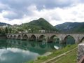 Bridge on the Drina River at Višegrad.