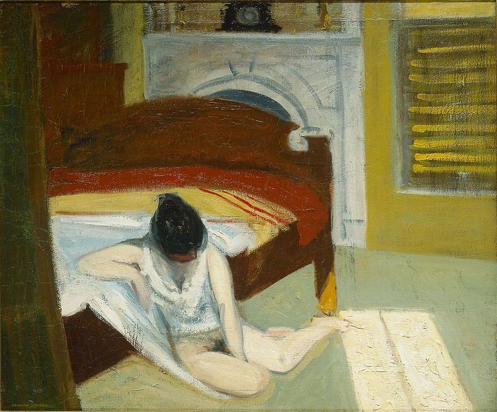 ملف:Edward Hopper Summer Interior.jpg