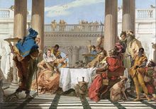 Giovanni Battista Tiepolo, The Banquet of Cleopatra, 1743