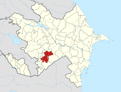 ملف:Khojavend District in Azerbaijan.svg