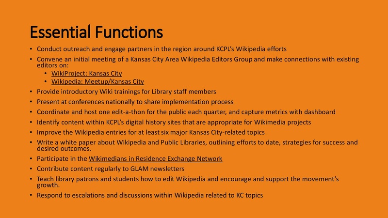 ملف:Wikimedia+Libraries Convention Presentation Kansas City Public Library Wikipedian in Residence 07-23-2022.pdf
