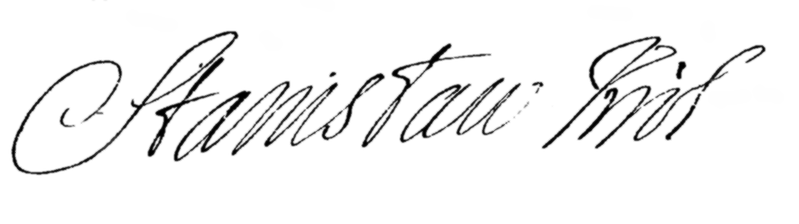 ملف:Autograph of Stanisław Leszczyński.PNG