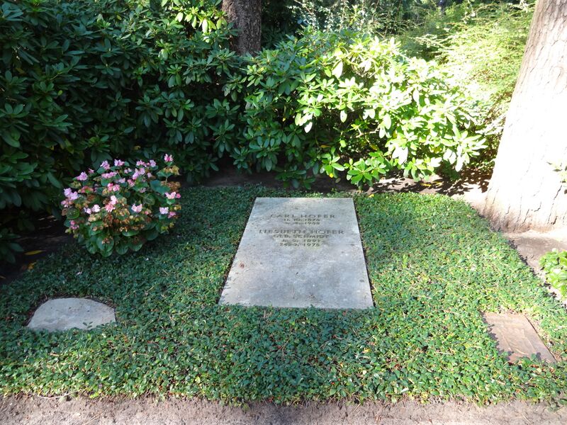 ملف:Waldfriedhofdahlelm ehrengrab Hofer, Carl.jpg