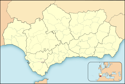 Location map Spain Andalusia