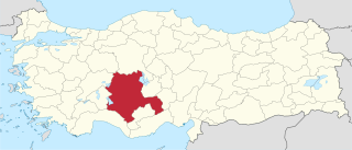 موقع محافظة قونية في تركيا