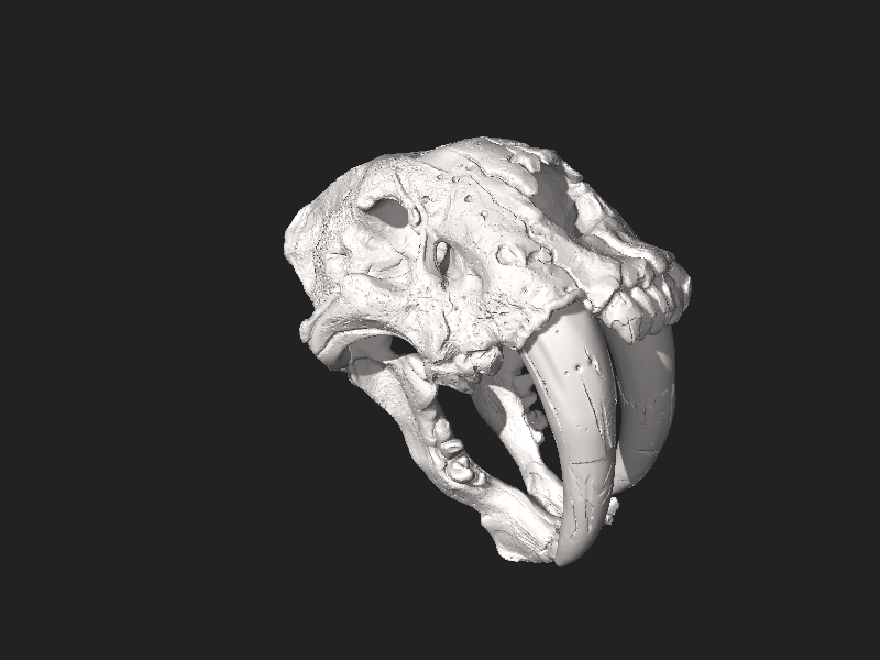 ملف:Thingiverse - MiniSaberToothSkullAll.stl