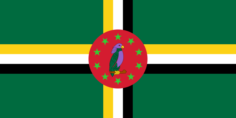 ملف:Flag of Dominica (1978–1981).svg