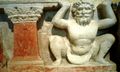 The Greek god Atlas, supporting a Buddhist monument, Hadda