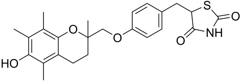 ملف:Troglitazone structure.png