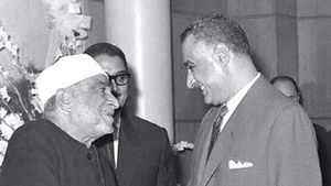 محمود شلتوت وجمال عبد الناصر