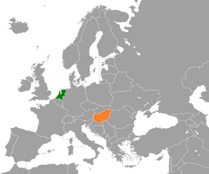 ملف:Netherlands Hungary Locator.png