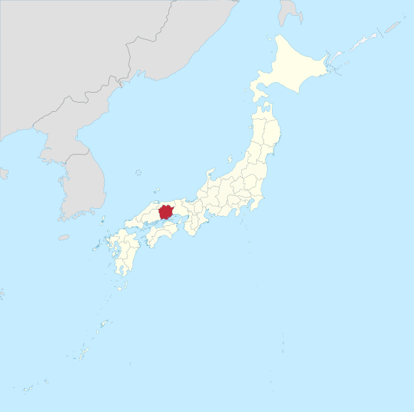 ملف:Okayama in Japan (extended).svg