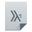 ملف:Breezeicons-mimetypes-64-text-x-haskell.svg