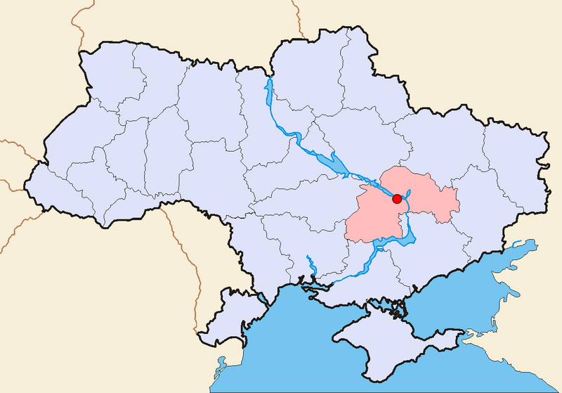 ملف:Dniprodzerzhynsk Ukraine map.png