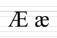 Æ in Times New Roman