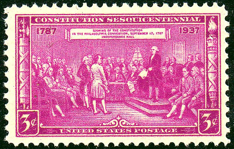 ملف:Constitution Sesquicentennial 1937 Issue-3c.jpg