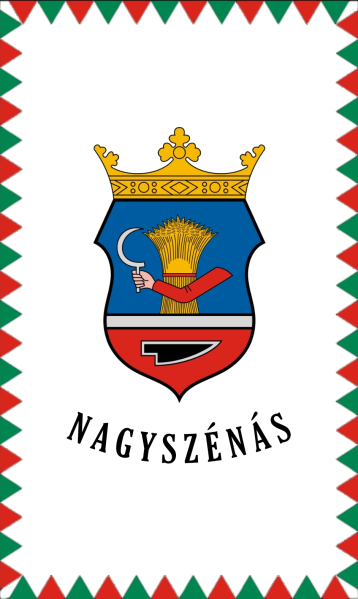ملف:HUN Nagyszénás zászló.svg