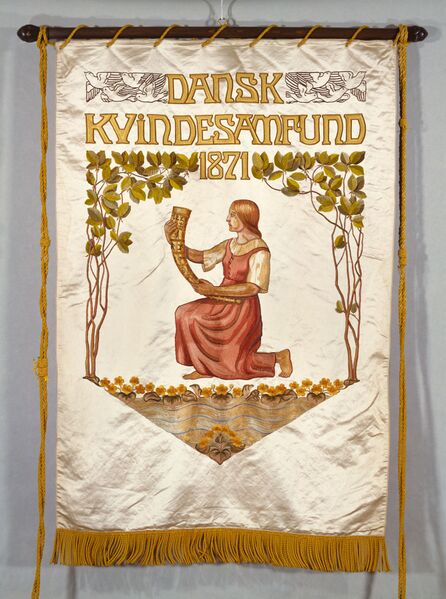 ملف:Dansk Kvindesamfund banner 1887.jpg
