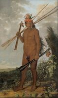 Brazilian Indian warrior (Tarairiu), Albert Eckhout