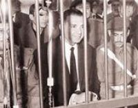 شمس بدران أثناء محاكمته بعد النكسة.