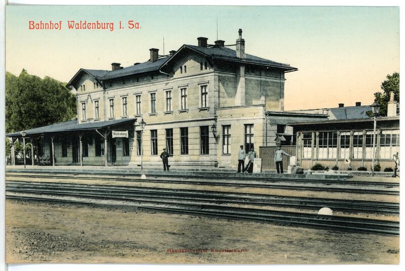 ملف:05221-Waldenburg-1904-Bahnhof-Brück & Sohn Kunstverlag.jpg