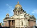Saint Isaac's Cathedral in the style of classicism, the largest Orthodox basilica and fourth largest in the world