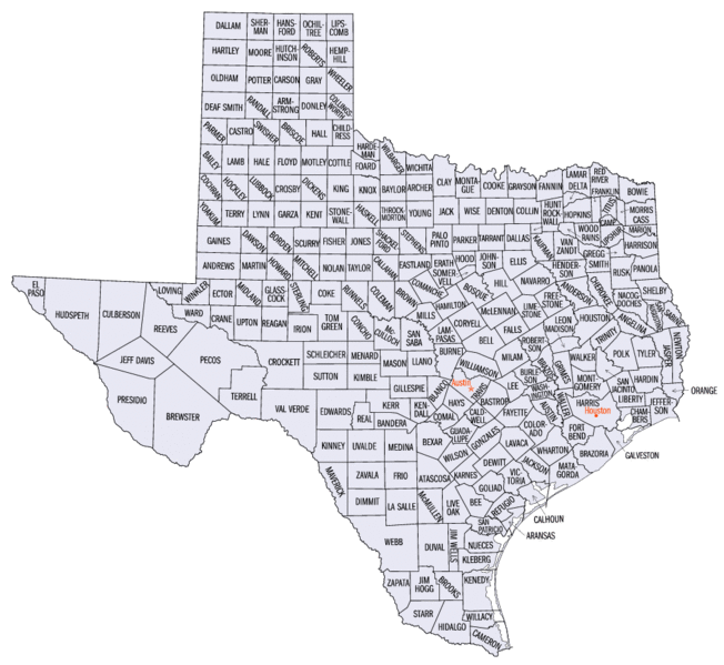 ملف:Texas counties map.gif