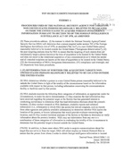 Procedures used to target Foreigners.