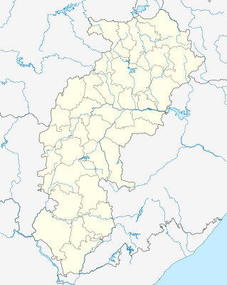 India Chhattisgarh location map.svg